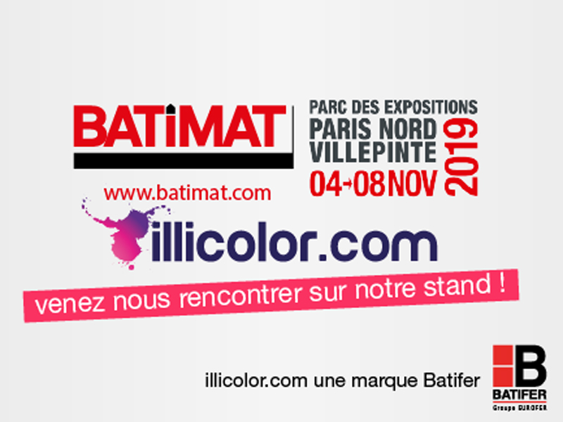 Max couleurs - Illicolor expose sur le salon BATIMAT