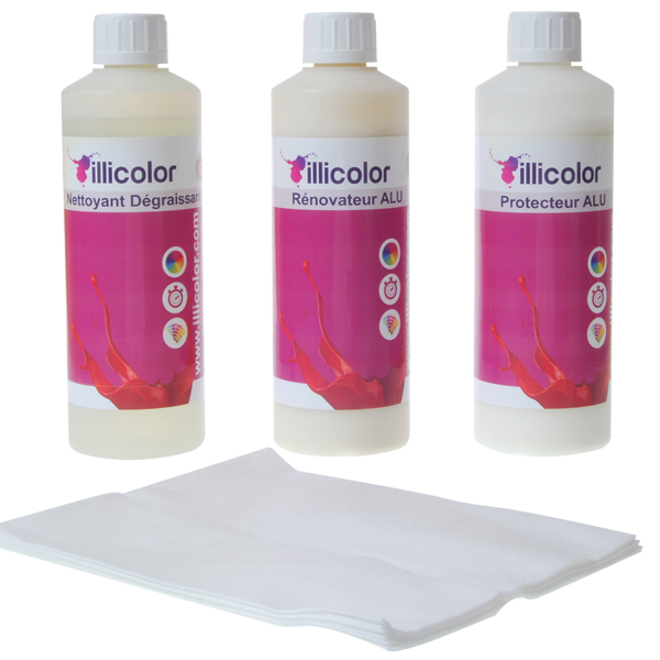 	Kit de rénovation pour surface en aluminium